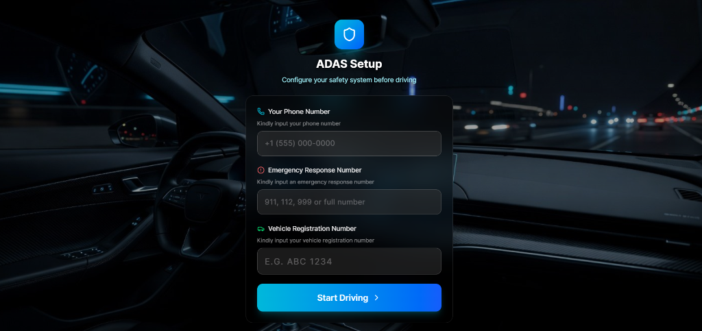 ADAS System Dashboard